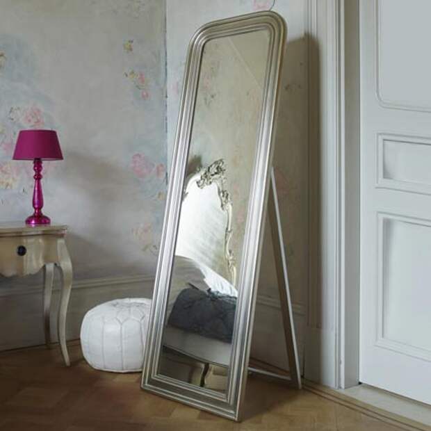 зеркало в интерьере, напольное зеркало, напольные зеркала фото, элементы декора, зеркала в раме, фото красивых интерьеров