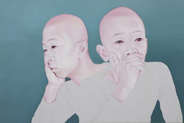 Грустные люди в картинах Sungsoo Kim Грустные люди в картинах Sungsoo Kim