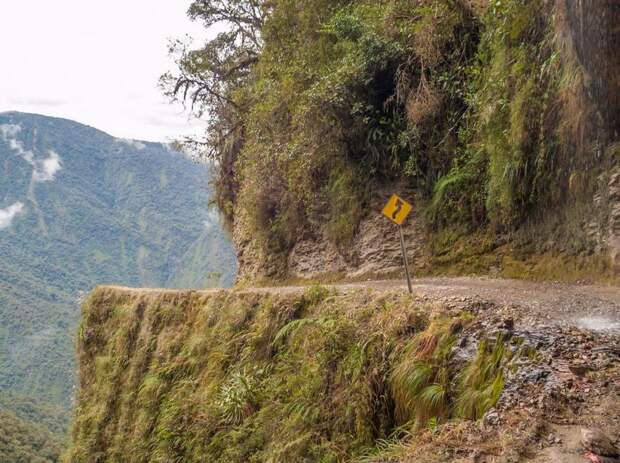 Дорога Смерти в Боливии.