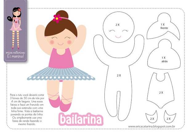 Hey Girl: Bailarina Pattern