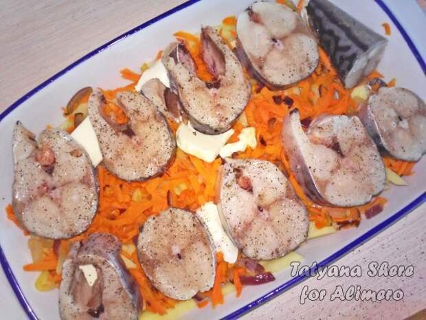 Скумбрия с картошкой в духовке Скумбрия с картошкой в духовке