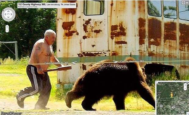 wtfgoogle21 25 самых неожиданных снимков сервиса Google Street View