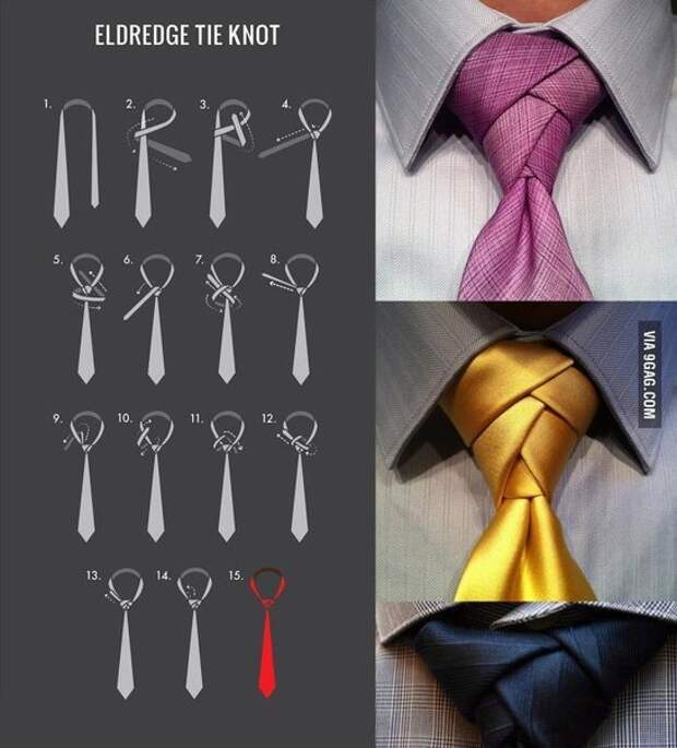 Способов как завязать галстук