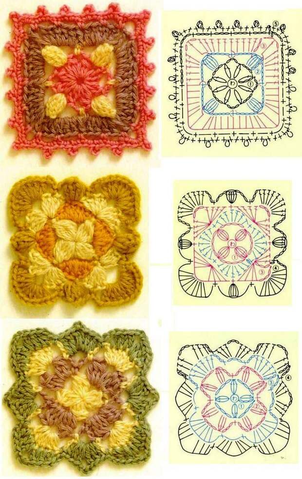 Patrones de ganchillo. Crochet pattern.