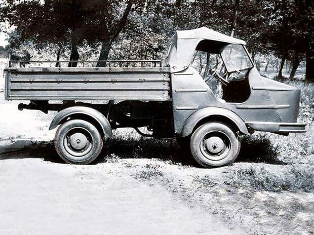 Дешевый грузовик, сделанный из мотоцикла КМЗ, КМЗ-Киев, авто