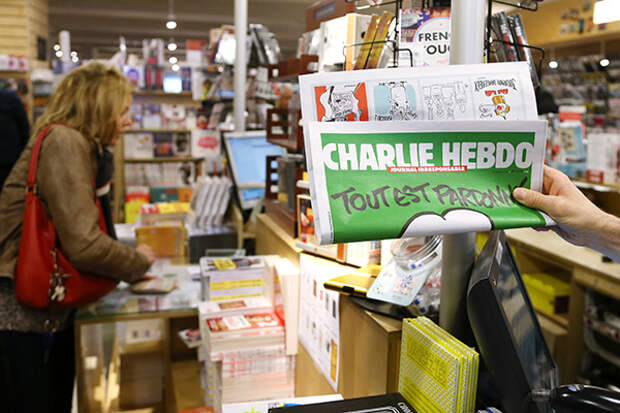 МК отомстил Charlie Hebdo карикатурой об изнасиловании главного редактора МК отомстил Charlie Hebdo карикатурой об изнасиловании главного редактора