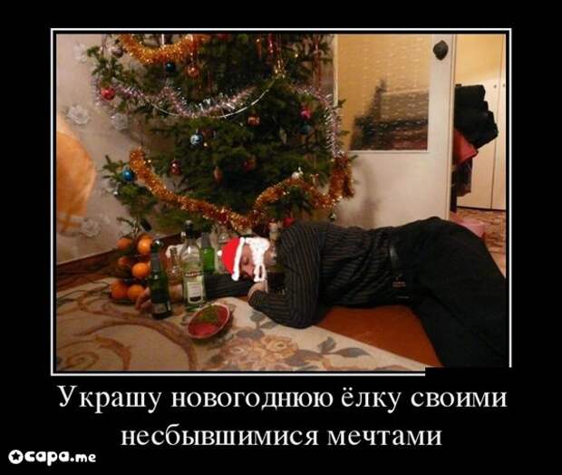 Подборка новогодних демотиваторов