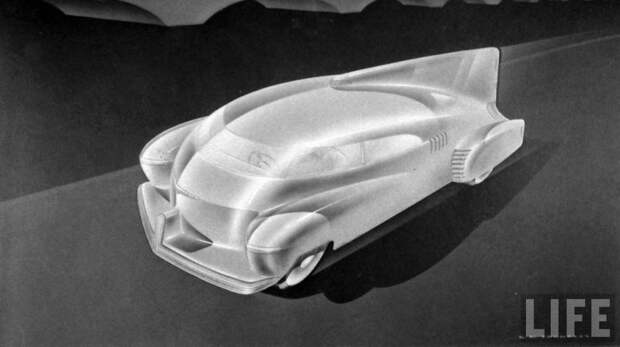 Картинки с выставки Industrial Design Show 1944 года автодизайн, будущее, дизайн