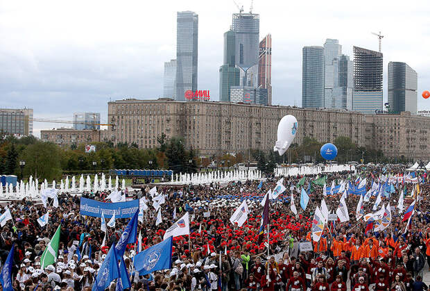 Парад студентов в Москве