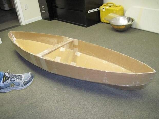 Как сделать картонную лодку для детей перевод, самоделки, длиннопост, своими руками