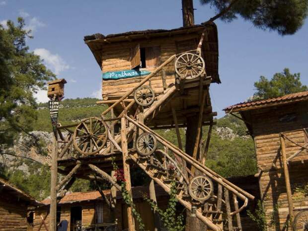 4. Дом дерева Кадира (Kadir’s Tree House), Олимпос, Турция европа, туризм, хостел