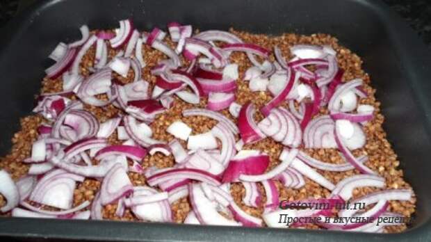 Курица с гречкой в духовке Курица с гречкой в духовке
