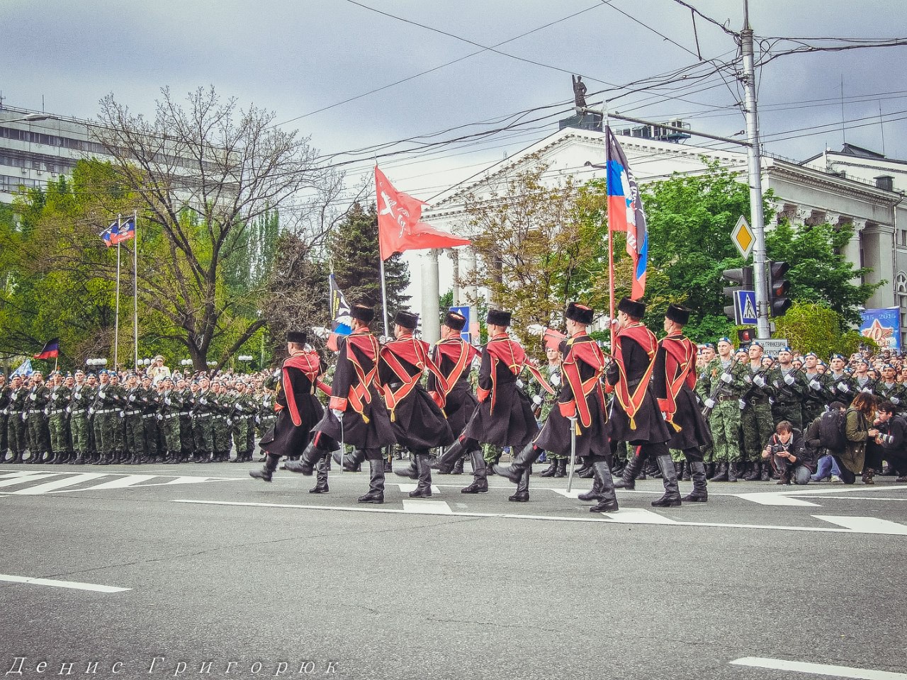 Парад победы в Донецке 9.05.2015.  день победы, донбасс, новоросия