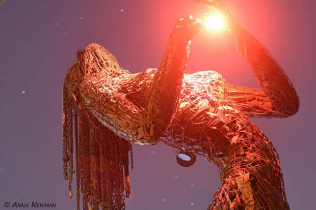 Скульптура «Cердце» Burning Man 2015