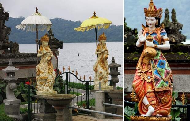 Величественный храм посвящен богине Дану (Pura Ulun Danu Beratan, о-в Бали).