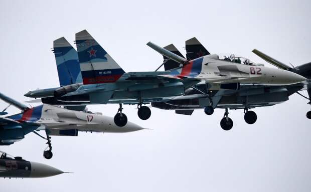 Истребители Су-27 