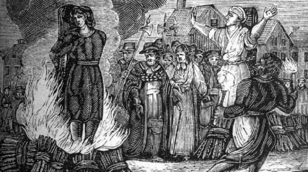 5. Женщин сжигали на костре во время Салемского процесса над ведьмами
