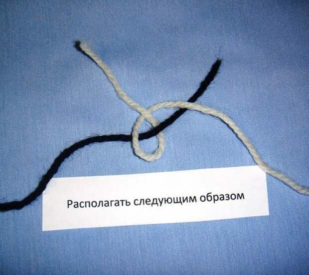 Промышленый узелок - способ крепкого, незаметного соединения ниток Промышленый узелок - способ крепкого, незаметного соединения ниток