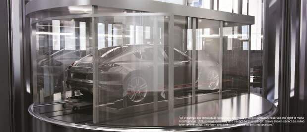 porsche design пентхаус с лифтом для машины майями флорида (5)