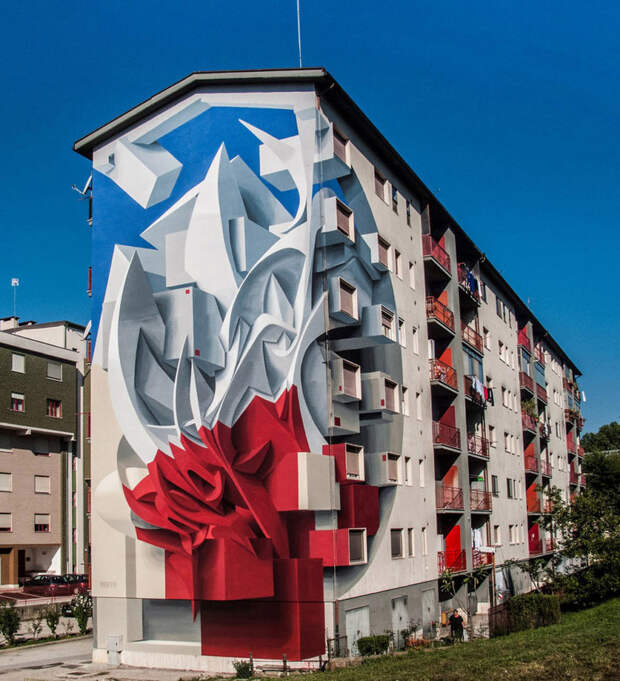 Удивительные 3D граффити от Мануэля де Рита