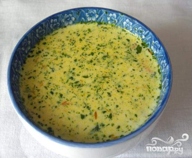 Мега вкусный вырный суп с креветками