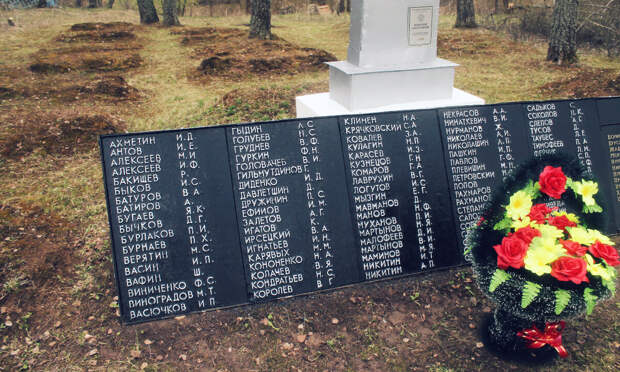 Братская могила в Калужской области 