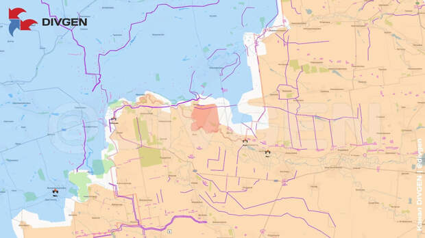 Карта зоны СВО на 17 октября 2025 года. Российские подразделения продвигаются восточнее населённого пункта Филия Днепропетровской области. Фото © Telegram / divgen