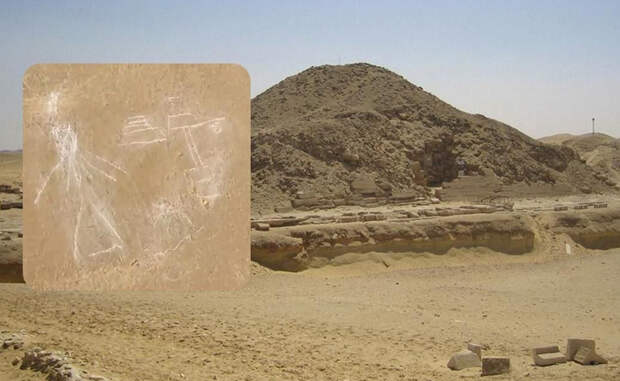 Гид для россиян в Египте осквернил рисунком пирамиду возрастом 4000 лет