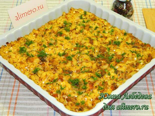 Макаронная запеканка Макаронная запеканка