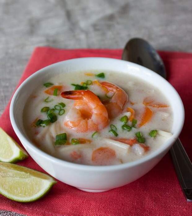 Креветочный суп рецепт с фото пошагово