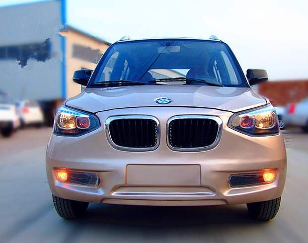 Существует также в дизайне от BMW: китайский автопром, электромобиль