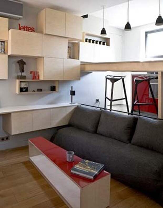 мебель-трансформер в интерьере маленькой квартиры