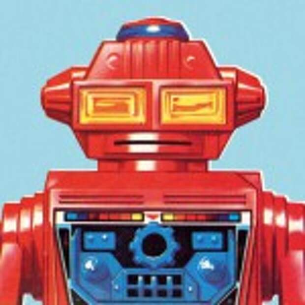 Closeup of a Red Robot