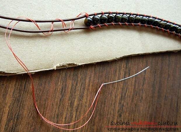 Уроки создания браслета из бисера своими руками. Материалы бесплатно.. Фото №1