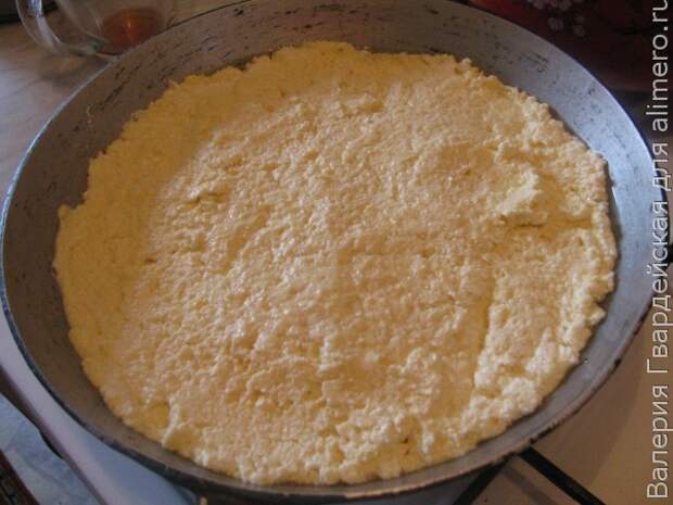 Творожная запеканка с кукурузной мукой