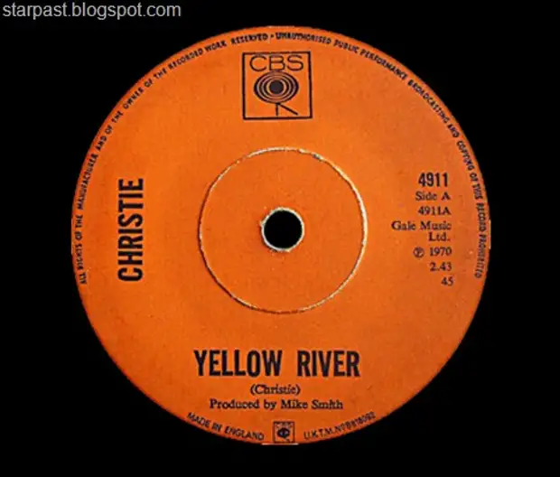 Слушать песню хуанхэ. Christie Yellow River. Yellow River Christie Christie. Yellow River Christie Ноты. Christie 1970.