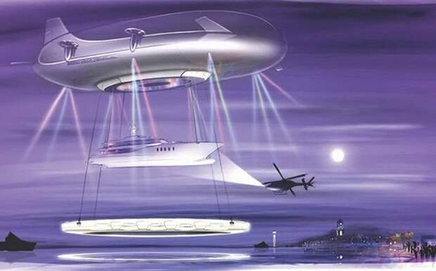 Роскошное воздушное судно будущего Halo с открытой террасой за 330 миллионов долларов