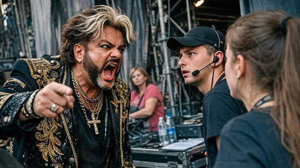 "Он взорвался!": Киркоров напугал зрителей своими "отрубленными" головами. Ярость Филиппа за сценой слили в Сеть