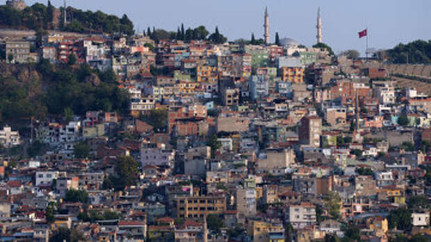 Вид на город Измир. Турция
