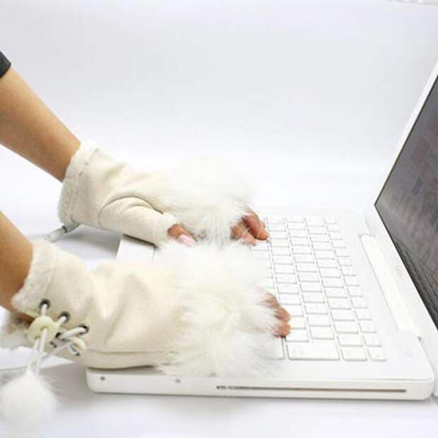 2. Согревающие USB-перчатки зима, одежда, юмор