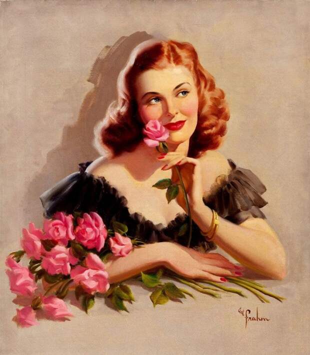 Красотки! Художник-иллюстратор Art Frahm (1907-1981)