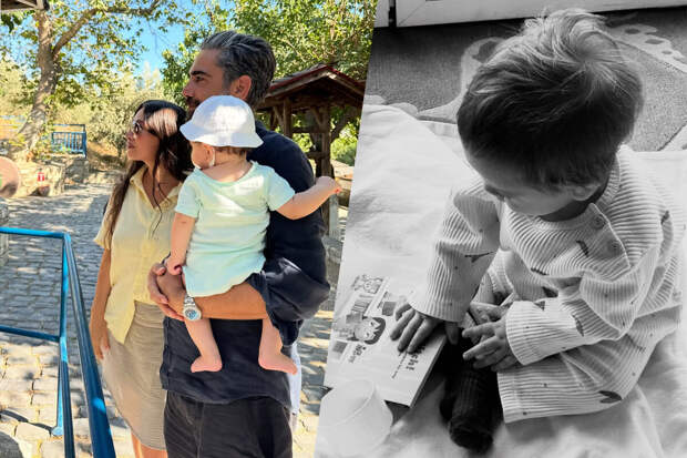 Турецкие актеры Неслихан Атагюль и Кадир Догулу показали семейные фото с сыном