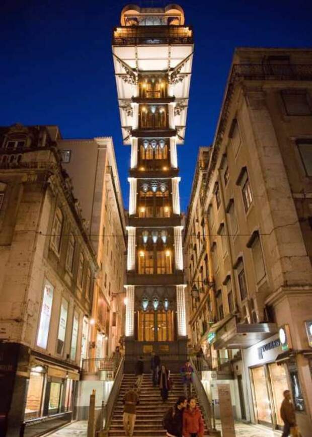 Самый необычный лифт в Европе. /Фото: hostelskills.com