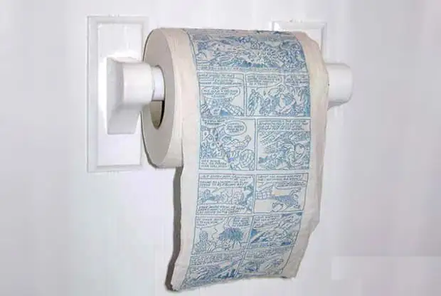 Фото на туалетной бумаге