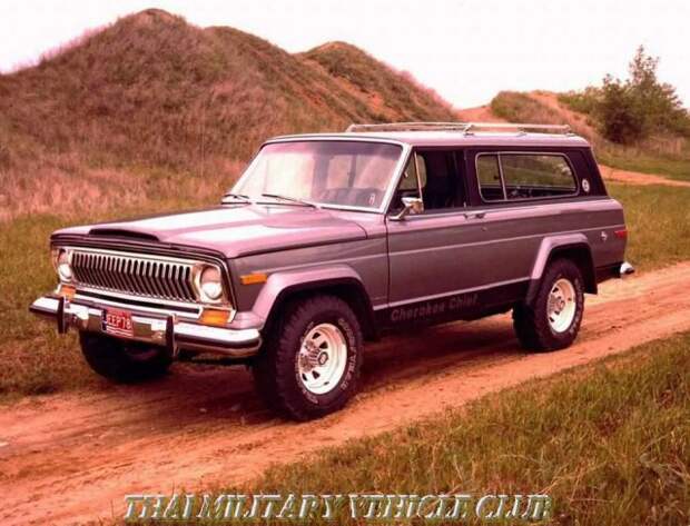 Первый из Cherokee. Jeep Cherokee SJ Chief 74-78г.