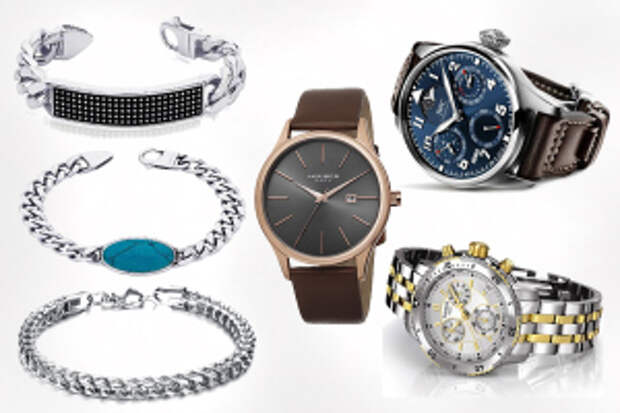bracelets and Watches for men