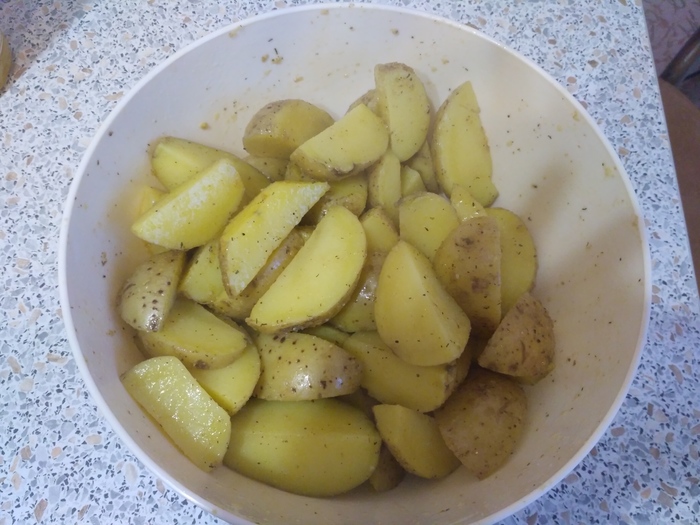 Картошка по-деревенски. Картошка по деревенски, блюдо, вкусно, рецепт, длиннопост
