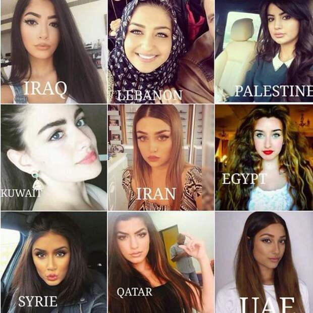 Красота по-арабски. Девушки постят селфи с хештегом #TheHabibatiTag девушки, красота