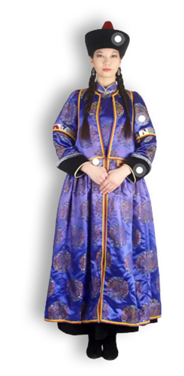 Бурятский национальный женский костюм