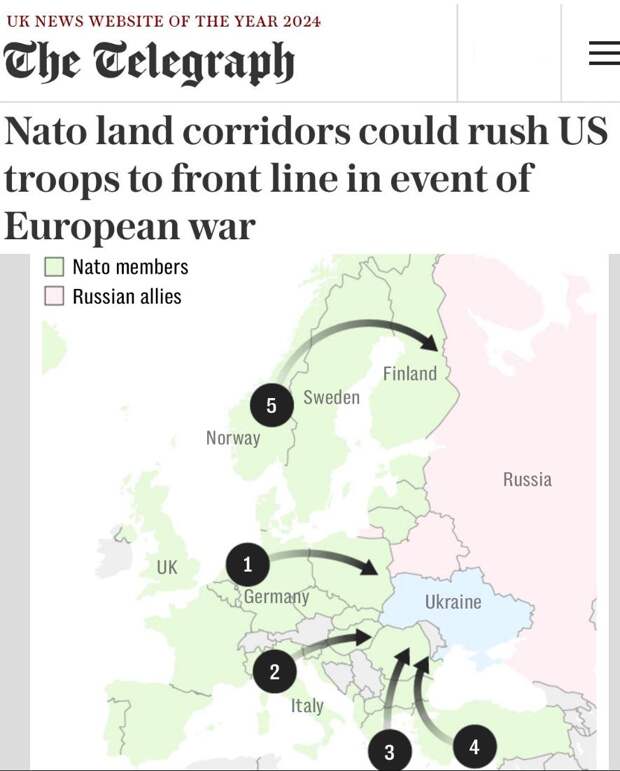 На Западе уже разметили маршруты натовского наступления